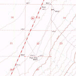 United States Geological Survey The Cedars, NV (1961, 62500-Scale) digital map