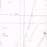 United States Geological Survey The Cedars SW, NV (1990, 24000-Scale) digital map