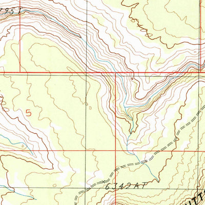 United States Geological Survey The Cheesebox, UT (1987, 24000-Scale) digital map