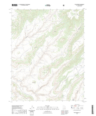 United States Geological Survey The Cheesebox, UT (2023, 24000-Scale) digital map