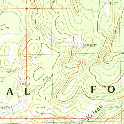 United States Geological Survey The Cockscomb, OR (1990, 24000-Scale) digital map