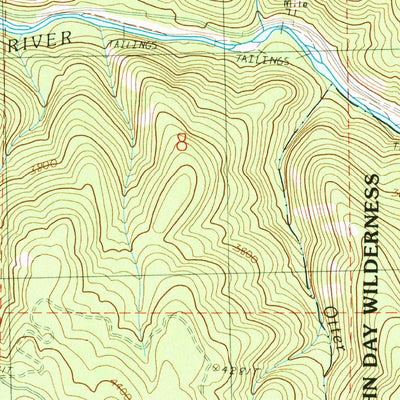 United States Geological Survey The Cockscomb, OR (1990, 24000-Scale) digital map