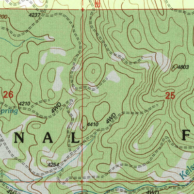 United States Geological Survey The Cockscomb, OR (1995, 24000-Scale) digital map
