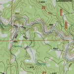 United States Geological Survey The Cockscomb, OR (1995, 24000-Scale) digital map