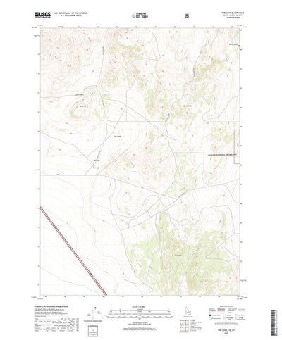 United States Geological Survey The Cove, ID (2020, 24000-Scale) digital map