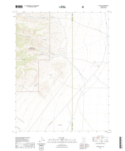 United States Geological Survey The Cove, NV (2021, 24000-Scale) digital map