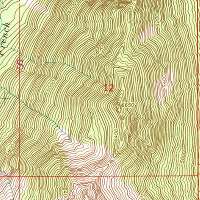United States Geological Survey The Cradle, WA (1965, 24000-Scale) digital map