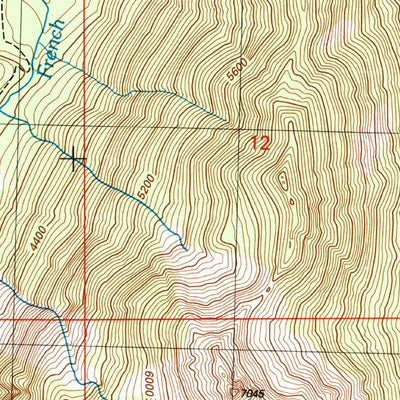 United States Geological Survey The Cradle, WA (2003, 24000-Scale) digital map