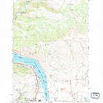 United States Geological Survey The Dalles North, OR-WA (1974, 24000-Scale) digital map