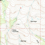 United States Geological Survey The Dalles North, OR-WA (1974, 24000-Scale) digital map