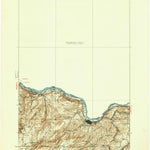 United States Geological Survey The Dalles, OR-WA (1934, 125000-Scale) digital map