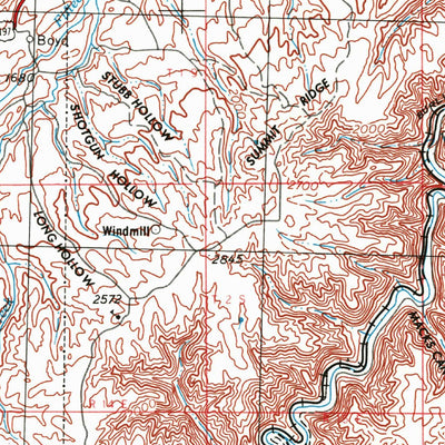 United States Geological Survey The Dalles, OR-WA (1953, 250000-Scale) digital map