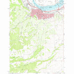 United States Geological Survey The Dalles South, OR-WA (1977, 24000-Scale) digital map