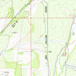 United States Geological Survey The Dalles South, OR-WA (1977, 24000-Scale) digital map