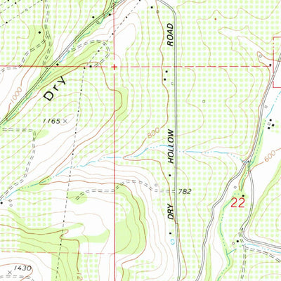 United States Geological Survey The Dalles South, OR-WA (1977, 24000-Scale) digital map