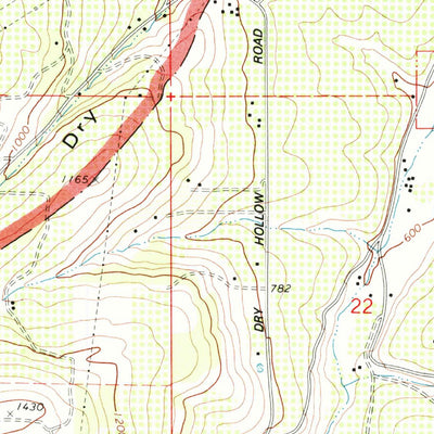 United States Geological Survey The Dalles South, OR-WA (1994, 24000-Scale) digital map