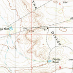 United States Geological Survey The Divide, NM (1984, 24000-Scale) digital map