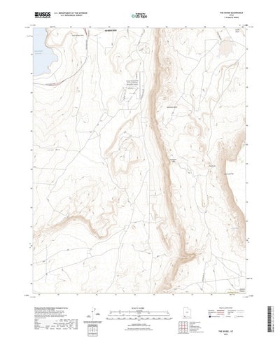 United States Geological Survey The Divide, UT (2023, 24000-Scale) digital map
