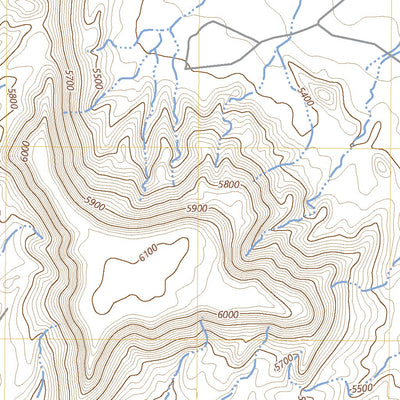 United States Geological Survey The Flat Tops, UT (2023, 24000-Scale) digital map