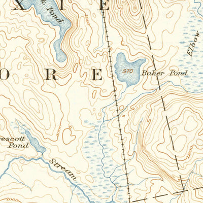 United States Geological Survey The Forks, ME (1907, 62500-Scale) digital map