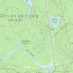 United States Geological Survey The Forks, ME (1956, 62500-Scale) digital map