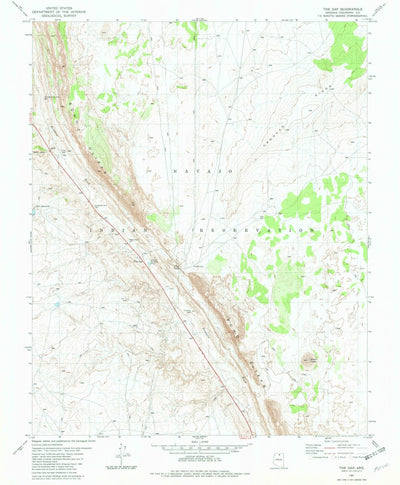 United States Geological Survey The Gap, AZ (1981, 24000-Scale) digital map