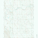 United States Geological Survey The Gap SW, WY (1971, 24000-Scale) digital map