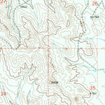 United States Geological Survey The Gap SW, WY (1971, 24000-Scale) digital map