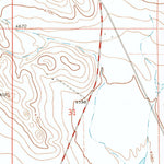 United States Geological Survey The Gap, WY (1971, 24000-Scale) digital map