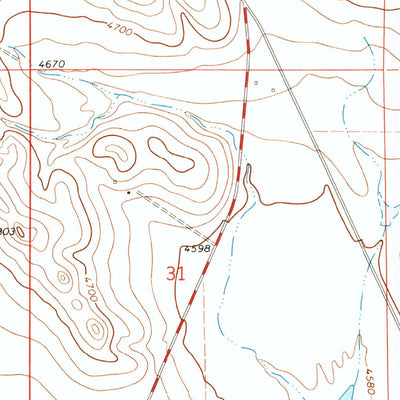United States Geological Survey The Gap, WY (1971, 24000-Scale) digital map