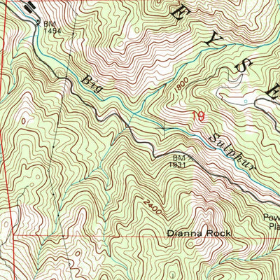 United States Geological Survey The Geysers, CA (1993, 24000-Scale) digital map