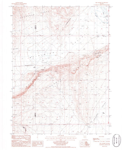 United States Geological Survey The Geysers, NV (1985, 24000-Scale) digital map
