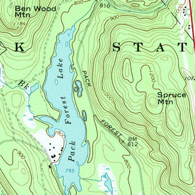 United States Geological Survey The Glen, NY (1968, 24000-Scale) digital map