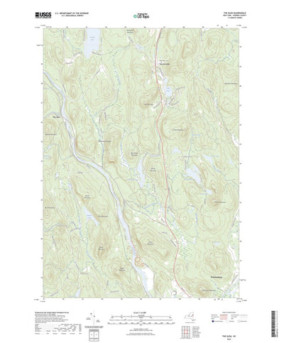 United States Geological Survey The Glen, NY (2023, 24000-Scale) digital map
