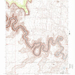 United States Geological Survey The Goosenecks, UT (1989, 24000-Scale) digital map