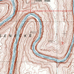 United States Geological Survey The Goosenecks, UT (1989, 24000-Scale) digital map