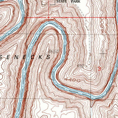 United States Geological Survey The Goosenecks, UT (1989, 24000-Scale) digital map