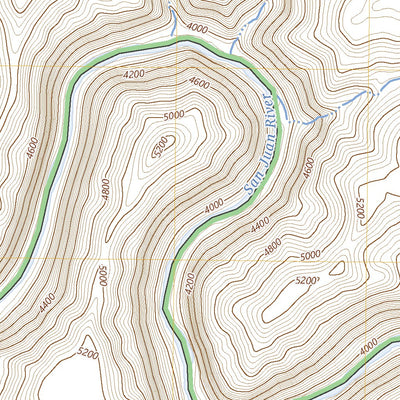 United States Geological Survey The Goosenecks, UT (2023, 24000-Scale) digital map