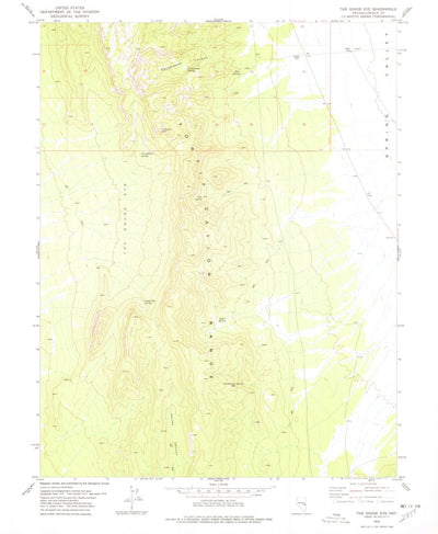 United States Geological Survey The Gouge Eye, NV (1978, 24000-Scale) digital map