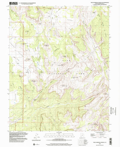 United States Geological Survey The Guardian Angels, UT (1996, 24000-Scale) digital map