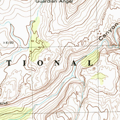 United States Geological Survey The Guardian Angels, UT (1996, 24000-Scale) digital map