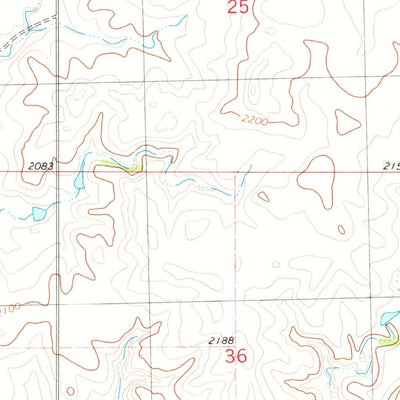 United States Geological Survey The Hogback, ND (1980, 24000-Scale) digital map