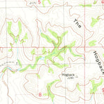 United States Geological Survey The Hogback, ND (1980, 24000-Scale) digital map