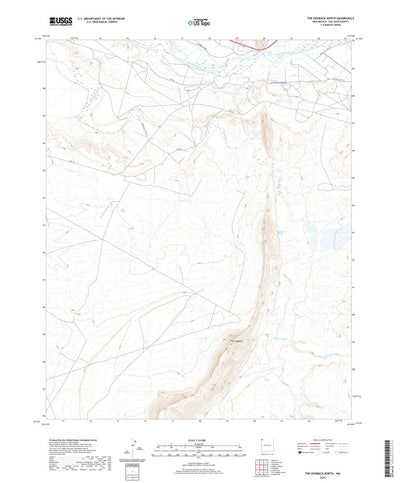 United States Geological Survey The Hogback North, NM (2020, 24000-Scale) digital map