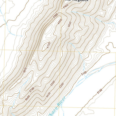 United States Geological Survey The Hogback North, NM (2020, 24000-Scale) digital map