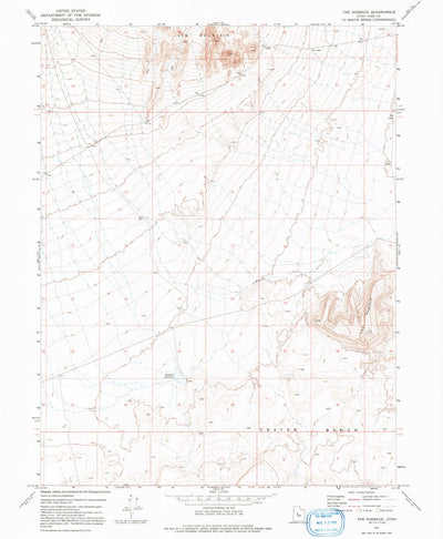 United States Geological Survey The Hogback, UT (1971, 24000-Scale) digital map