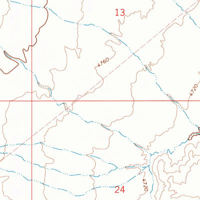 United States Geological Survey The Hogback, UT (1971, 24000-Scale) digital map