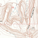 United States Geological Survey The Hogback, UT (1971, 24000-Scale) digital map