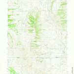United States Geological Survey The Hogsback, WY (1969, 24000-Scale) digital map