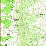 United States Geological Survey The Hogsback, WY (1969, 24000-Scale) digital map
